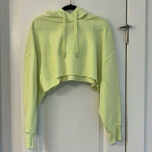Old Navy Lime Green Cropped Hoodie